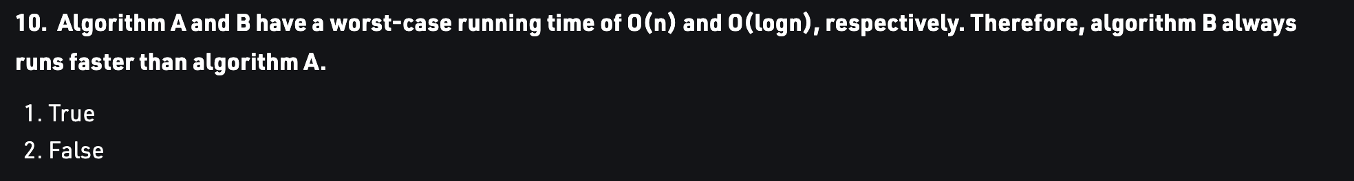 Question 10