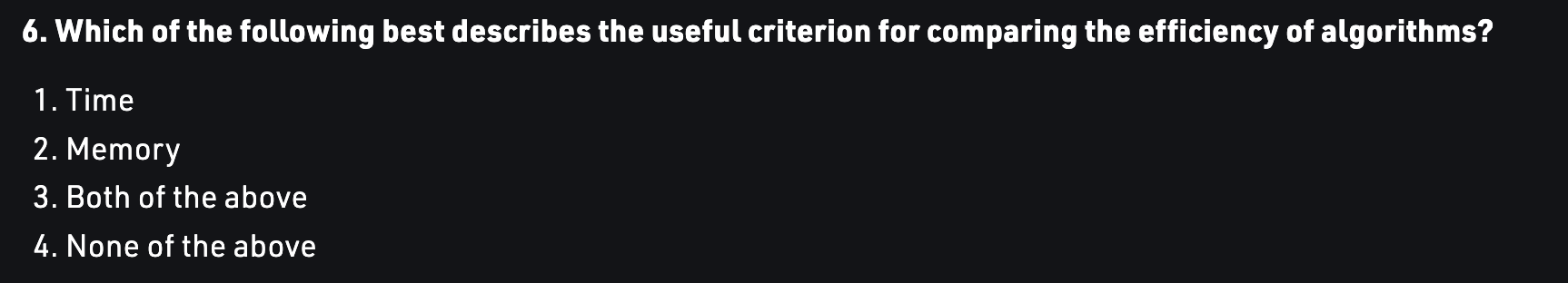 Question 6