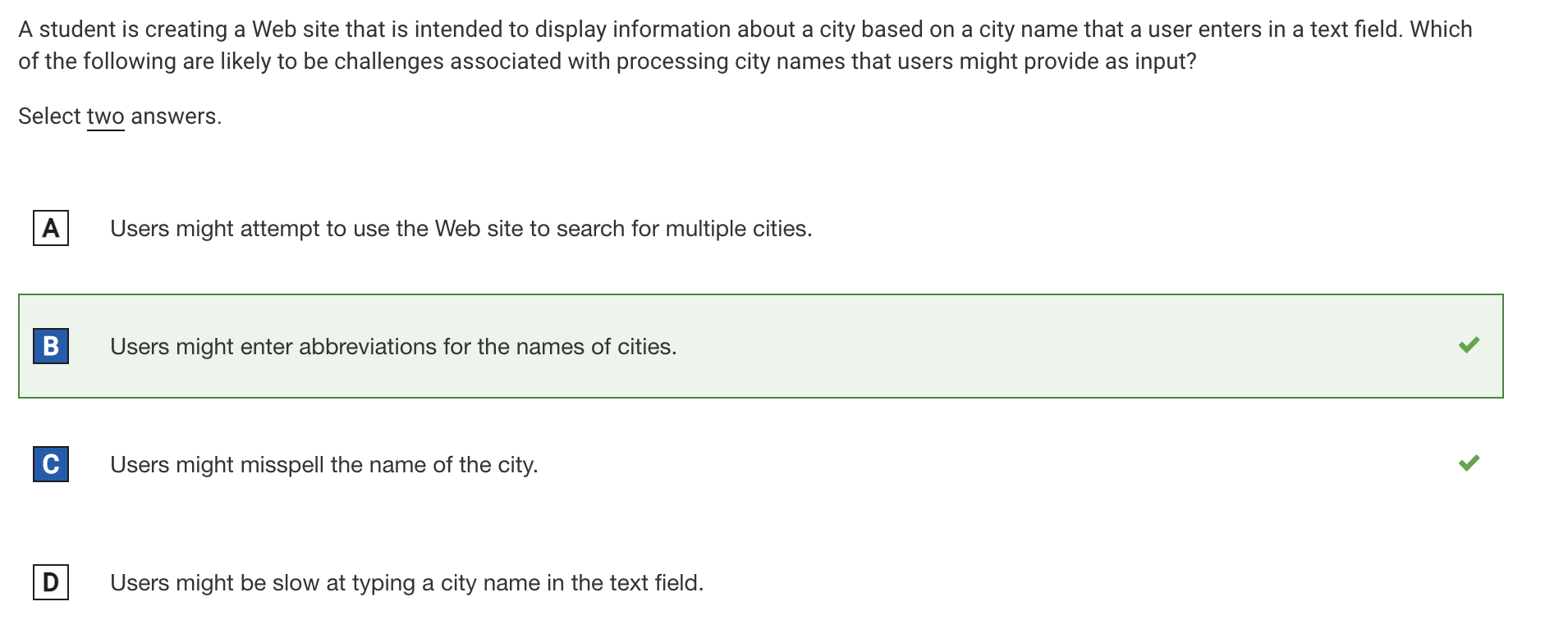 Extracting Information from Data Q3
