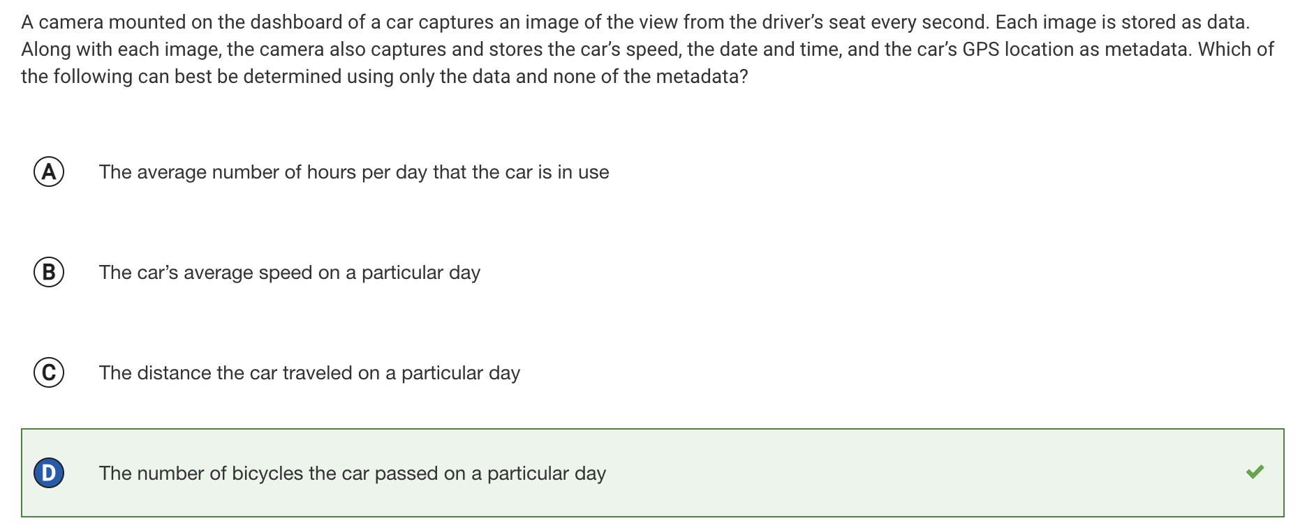 Extracting Information from Data Q5